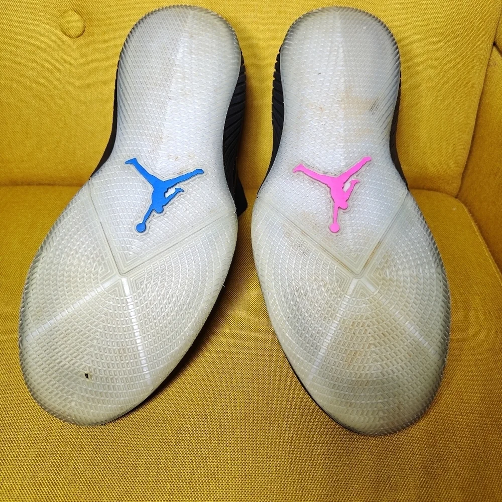 Jordan Why Not Zer0.1 Black Pink Blast Blue Basketball Shoes Men's Size 10